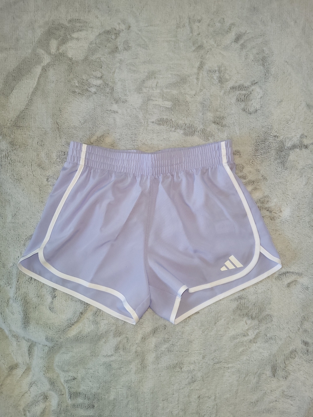 Adidas Girls Size XL (16) Retro Violet Purple Athletic Athleisure Shorts AH10069